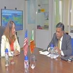 U.S. ambassador to Sri Lanka visits Disaster Management Center