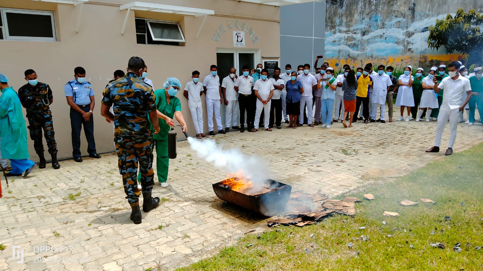 Fire fighting programme Tangalle hospital 2022-09-13 1