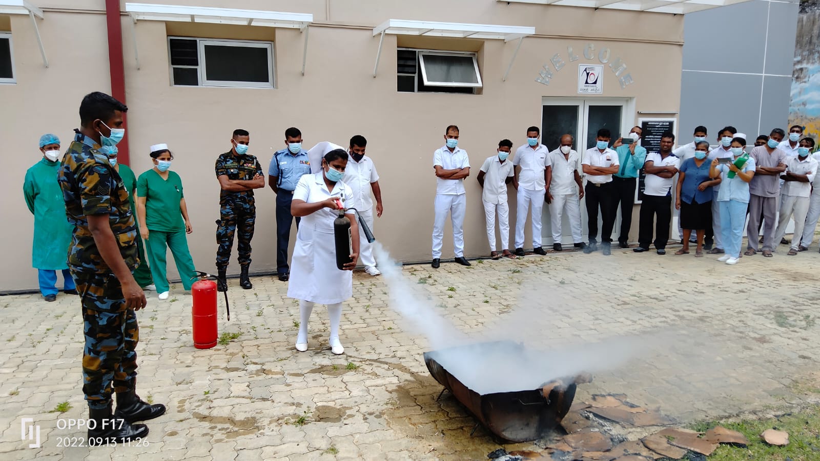 Fire fighting programme Tangalle hospital 2022-09-13 7