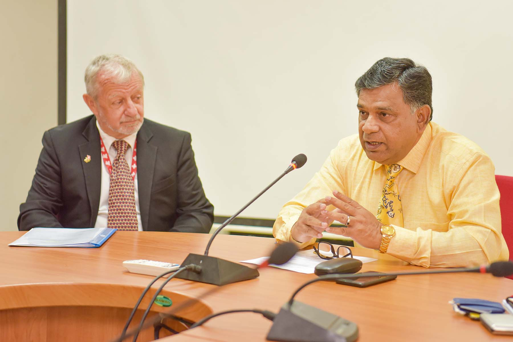 Deputy Head of Mission of the Embassy of Switzerland and Senior Officials 34