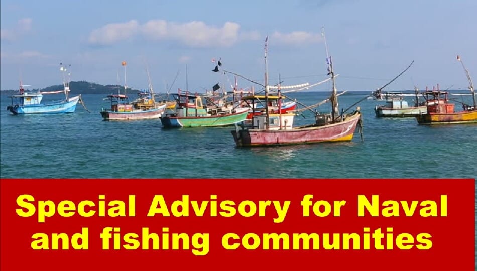 advisory for fishinf commiunities